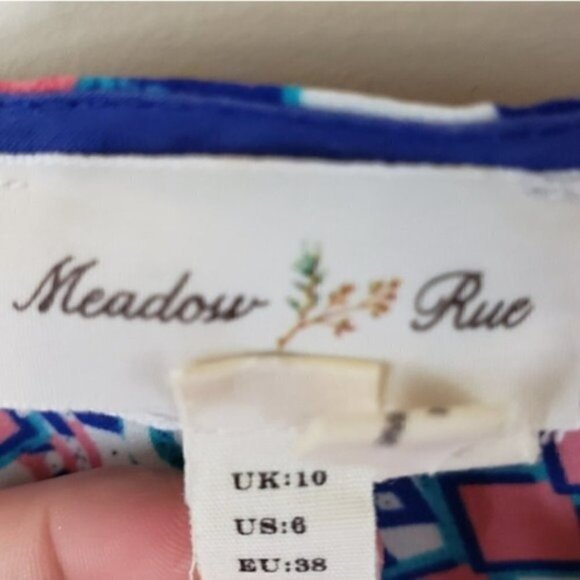 Anthropologie Meadow Rue | Flutter Back Blouse - Picture 7 of 7